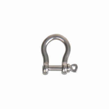 Fermoir a harpe court 5mm, A4 acier inoxydable AISI 316, 1.000 daN