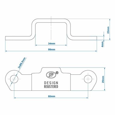 Contre-piece pour verrou de tension SPP Z-09A