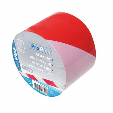 Ruban de delimitation rouge/blanc