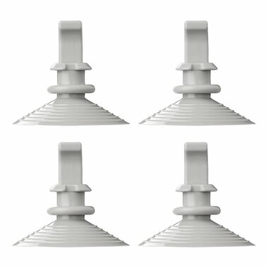 Support a ventouse pour kit d'isolation de fenetre - Lot de 4
