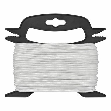 Hauban 4 mm x 20 m blanc sur bobine