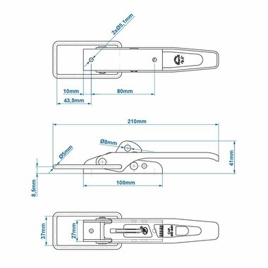 Serrure de tension SPP ZB-01