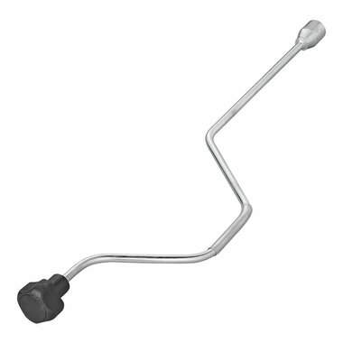 Manivelle 620 mm/19 mm pour support d'angle
