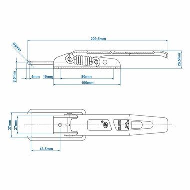 Serrure de tension SPP ZB-01C
