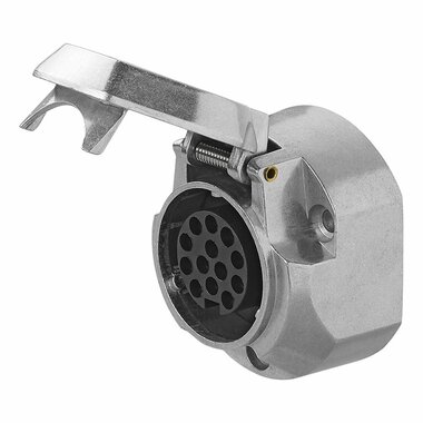 Prise metallique 13 broches type Jaeger sous blister