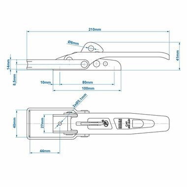 Fermeture a bascule SPP ZB-01A
