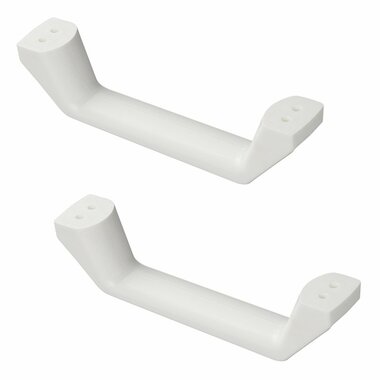 Poignee de manuvre blanche - lot de 2 pieces