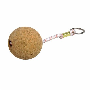 Porte-cles boule de liege (flottant)