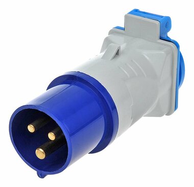 Adaptateur de prise CEE vers prise française