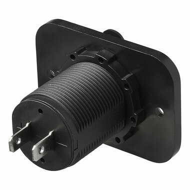 Boîtier d'encastrement USB double type A 3100mA 12V/24V