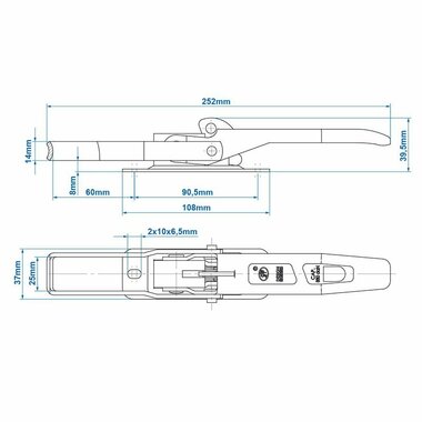Fermoir a bascule SPP ZB-05AA