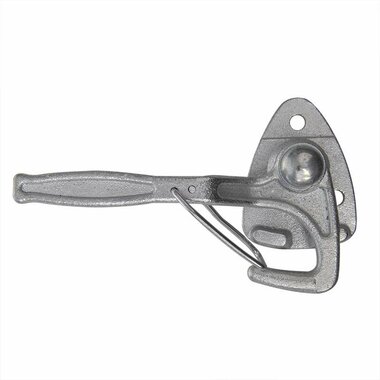 Crochet de valve n° 0 gauche 140 mm avec illet a visser