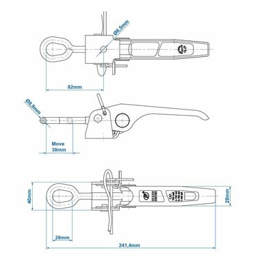 Serrure de tension SPP ZB-03