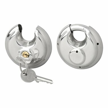 Cadenas a disque 70 mm, 2 pieces, cles identiques