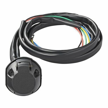Kit cablage attelage 7 broches PVC + cable 1,50M
