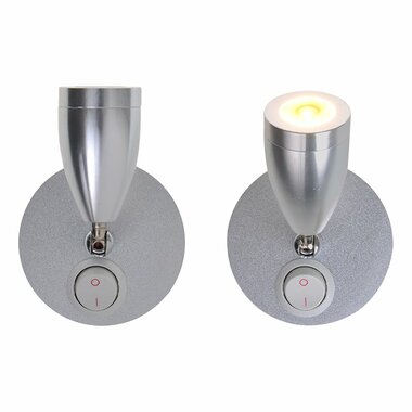 Spot en saillie 1 LED orientable 12 V 160 lm diam. 65 x 70-110 mm