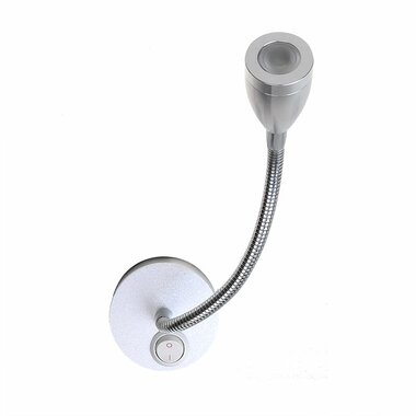 Spot en saillie 1 LED avec col de cygne flexible 12 V 120 lm diam. 65 x 110-260 mm