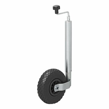 Roue avant jante plastique 48 mm avec pneu pneumatique 260x85 mm