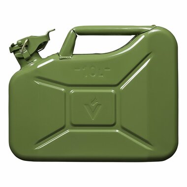 Bidon 10L metal vert homologue UN TuV/GS