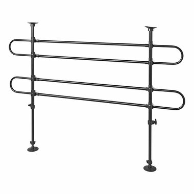 Porte-bagages pour chien 2x2 tubes metalliques
