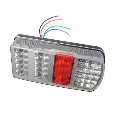 Feu arriere 5 fonctions 225x105mm 43LED droit