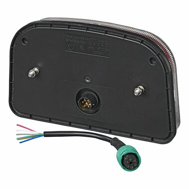 Feu arriere 6 fonctions 240x150mm LED droit