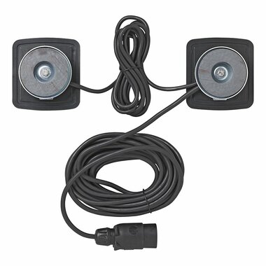 Kit d'eclairage de remorque LED avec aimants cable 7,5 + 2,5 m