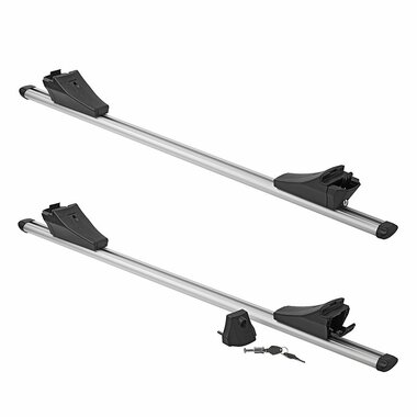 Porte-bagages de toit pour rail de toit ferme 120 cm aluminium 75 kg