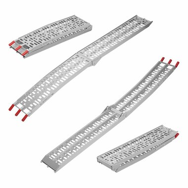 Rampe pliante en aluminium 220x28cm 340kg par piece