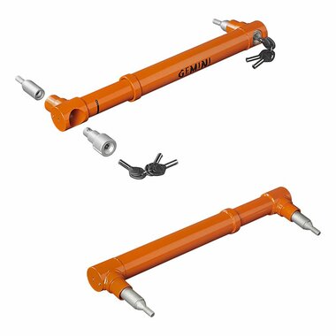 Sabot de roue Gemini pour double essieu