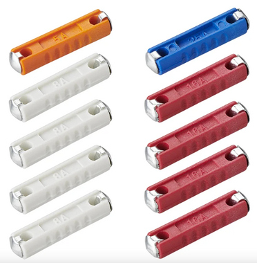 Fusibles Torpedo assortis 10 pieces