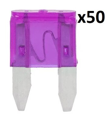 Fusibles a lame mini 3A violet