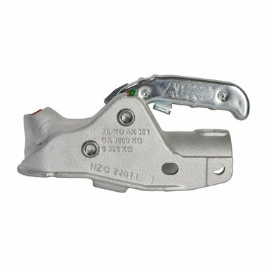 Tete d'attelage AK270 rond dia 35/40/45/50 mm 2700 kg avec serrure et boule de securite