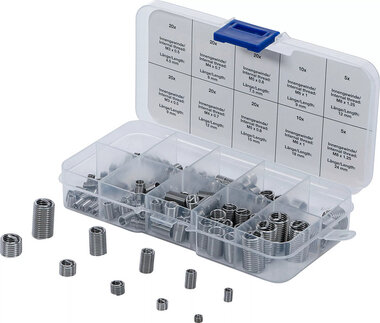 Assortiment d’embouts de reparation de filetages acier inoxydable 150 pcs