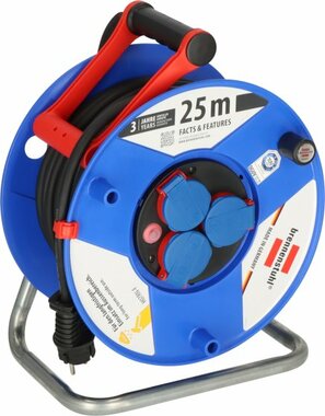 Enrouleur de cable industrie chantiers Garant IP44 25m H07RN-F 3G2,5