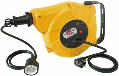Enrouleur de cable automatique IP20 9+2m H05VV-F 3G1,5