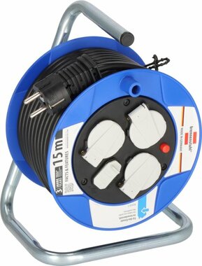 Enrouleur de cable Garant Compact avec chargeur USB 15m H05VV-F3G1,5