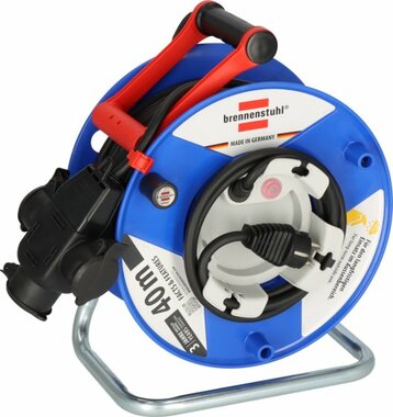 Tambour à cable Garant G IP44 38+2m H07RN-F3G1.5 avec triple accouplement en caoutchouc
