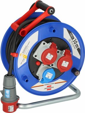 Tambour de cable industriel de chantier Garant CEE 3 IP44 30m H07RN-F 5G2,5