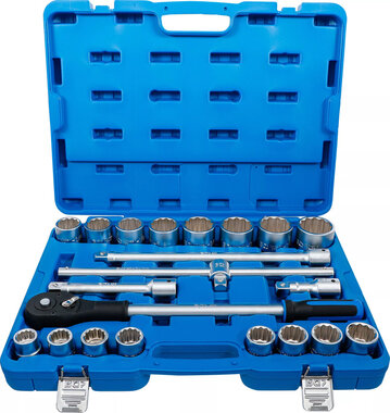 Coffret de douilles 20 mm (3/4) en pouces 21 pieces