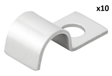 Collier fixation cable 8 mm x10 pieces