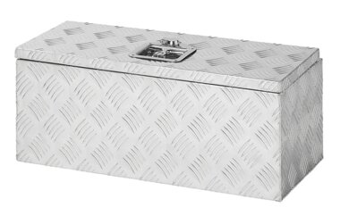 Boite a outils aluminium pour le cote de la remorque 600 x 250 x 250 mm
