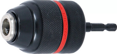 Mandrin de serrage rapide execution en metal empreinte six pans male (1/4) x 20 UNF 1,5 - 13 mm