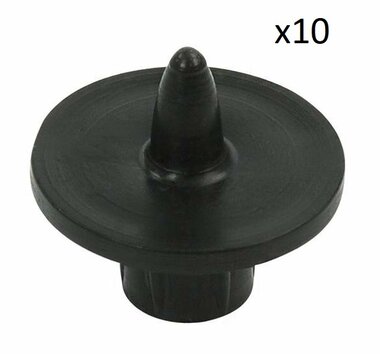 Capuchon de vis 19mm x10 stuks