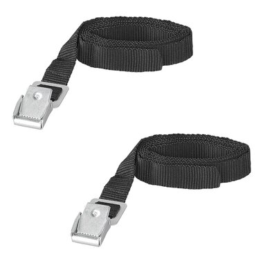 Sangles de serrage a boucle metallique 18 mm - 100 cm - Lot de 2