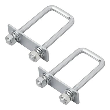 Support en U angulaire 40 mm - lot de 2 pieces