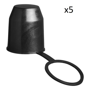 Anneau d'attelage capuchon plastique avec anneau x5 pieces