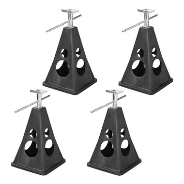 Ensemble de supports en plastique 4 pieces 750 kg/piece