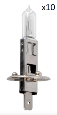 Ampoule voiture 12V 55W P14.5s H1 en boite x10 stuks
