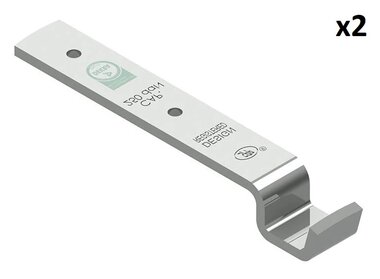 Contre-piece pour dispositif de tension x2 stuks